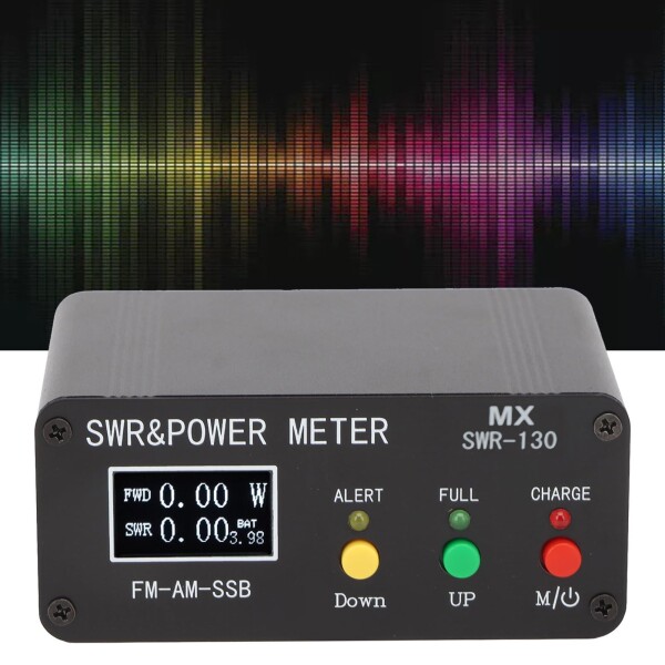 SWR &amp; パワーメーター、SWR-130 0.5?120W 定在波メーター デジタル表示 1.8?50MHz FM AM CW SSB モード 短波パワーメーター_4