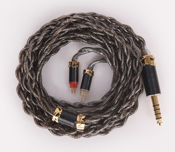 2pin4.4mmリケーブル 8N単結晶銅銀メッキ＋希土銅＋単結晶銅パラジウムメッキ線材 CIEM2pin 0.78mmイヤホンアップグレードケーブル 4.4mmバランスイヤフォン交換ケーブル (2pin4.4mm)