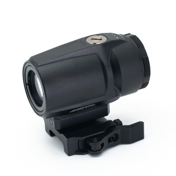 OPP TACTICAL JULIET3T-AMR 3x22mm タクティカルマグニファイア レプリカ | コンパクトなフリップ式光学機器、QRマウント付き | AMR対応 | レッドドットサイト用軽量設計