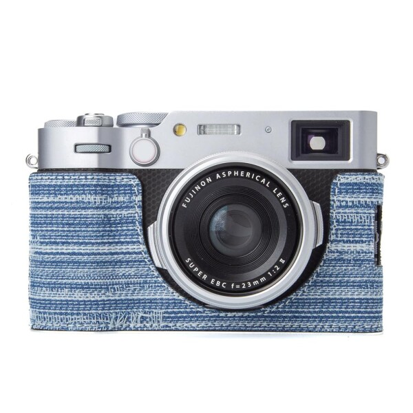 Fujifilm X-100VI 専用レトロなデニム生地手作りのハーフケース カメラ保護カバー適用Fujifilm x100vi コンパクト設計 三脚取り付け可能キズ 底面開閉 金属ベース (002JWDN) 7,795円