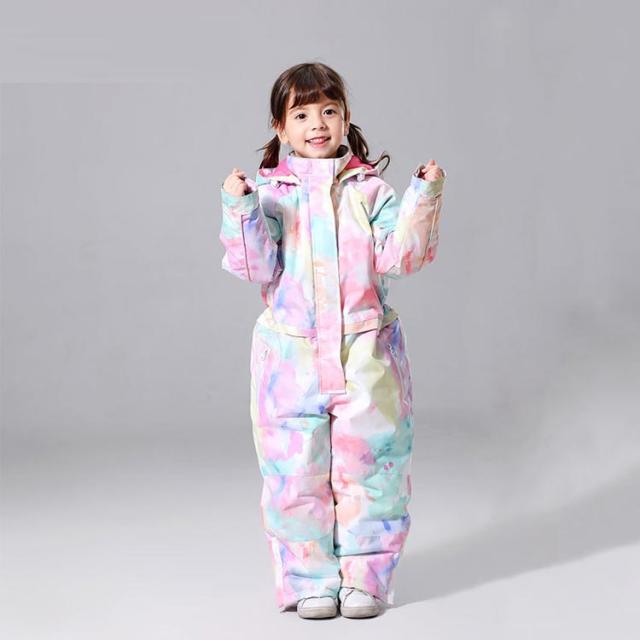 スキーウェア キッズ つなぎ ジャンプスーツ スノーボード ウェア スノーウェア 女の子 ジュニア 子供 キッズ スノーボードウェア 撥水 防寒 防風 子供服 冬 雪遊び 幼稚園 保育園 おしゃれ 防寒 ガールズ 100 110 120 130 140 150 160_4