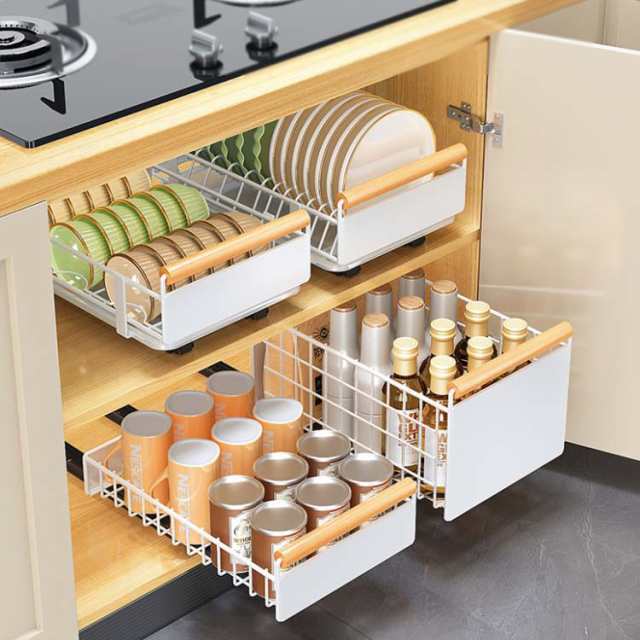 シンク下 おしゃれ 大容量 収納 シンク下 シンク下 キッチン収納