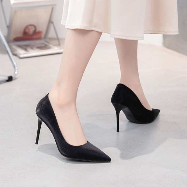 レディース パンプス ハイヒール トゥ エナメル ピンヒール 美脚 ヒール ハイヒール ピンヒール ヒールパンプス リボン ポインテッド