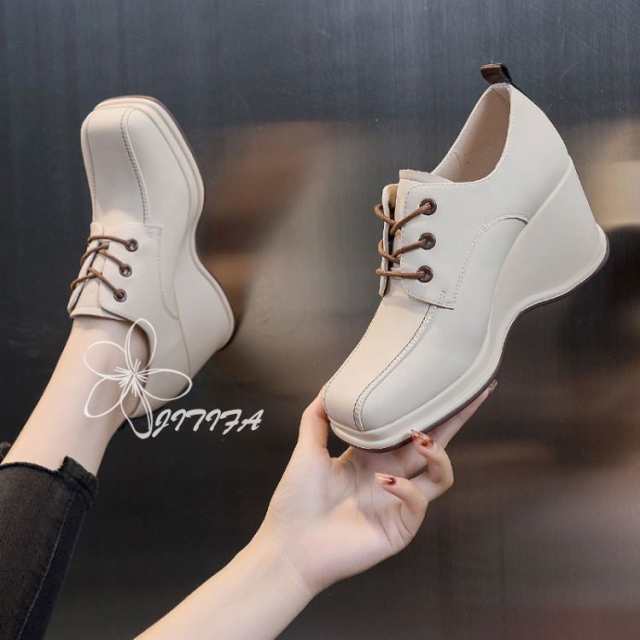 スクエアトゥ パンプス ハイヒール 前厚 ブーティ ブーティー レディース ショートブーツ 美脚 きれいめ ウェッジソール パンプス スリッポン 婦人靴 出張 敬老の日 プレゼント 通勤 皮靴 