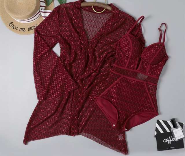 レディース 水着 人気 通販 ワンピース 羽織り 2点 セット ツーピース