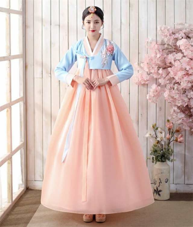 チマチョゴリ 韓国服 韓服 韓国伝統衣装 韓国ドレス 朝鮮族衣装 ダンス