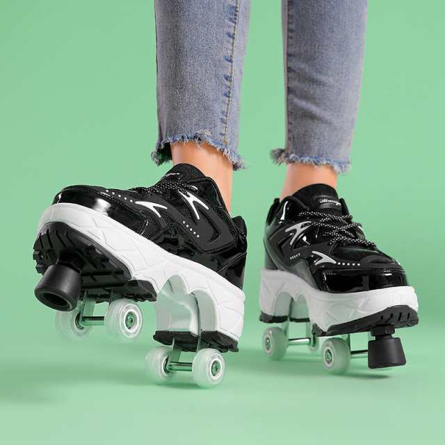 女子用CHSSIHローラースケート男子用ローラースケート女子用屋外スケートクアッドローラーシューズ大人用ローラースケート屋外レクリエーション用アジャスタ ローラーシューズ ローラースケート 大人用 ローラースケート子供用
