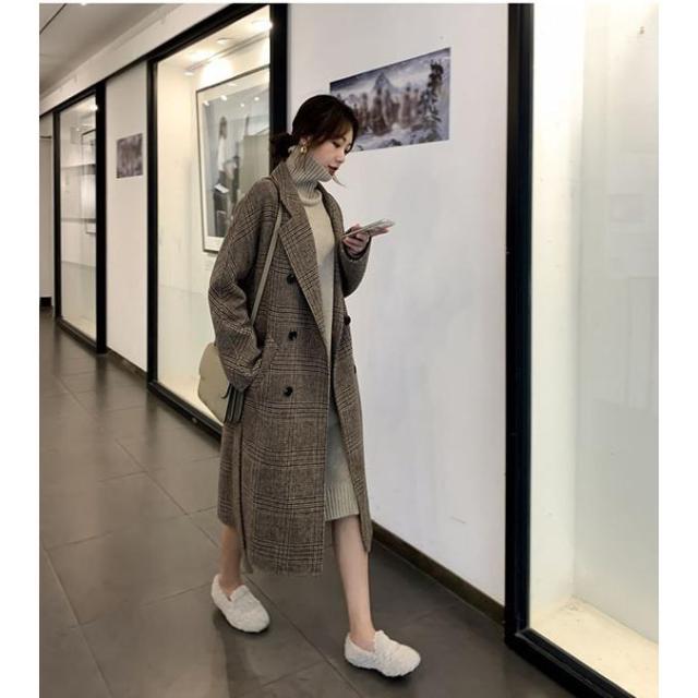 チェスターコート レディース コート ロング丈 アウター 韓国風 春秋