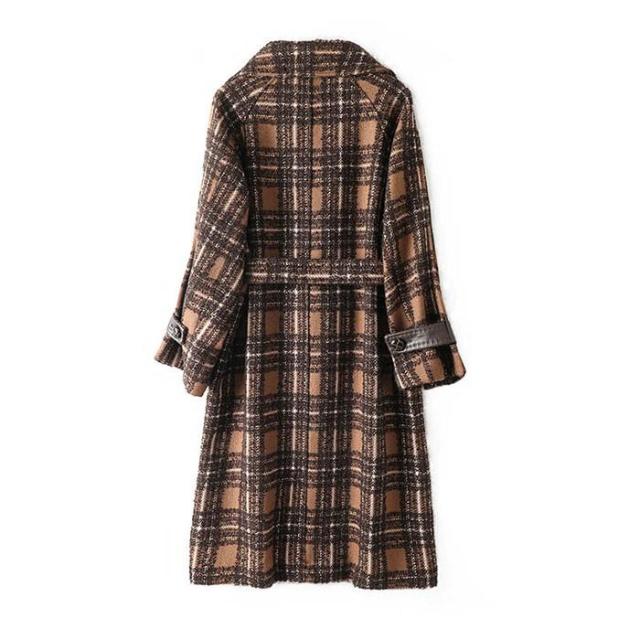 ロングコート チェスター レディース ベルト付き 厚手 ガウン トレンチ