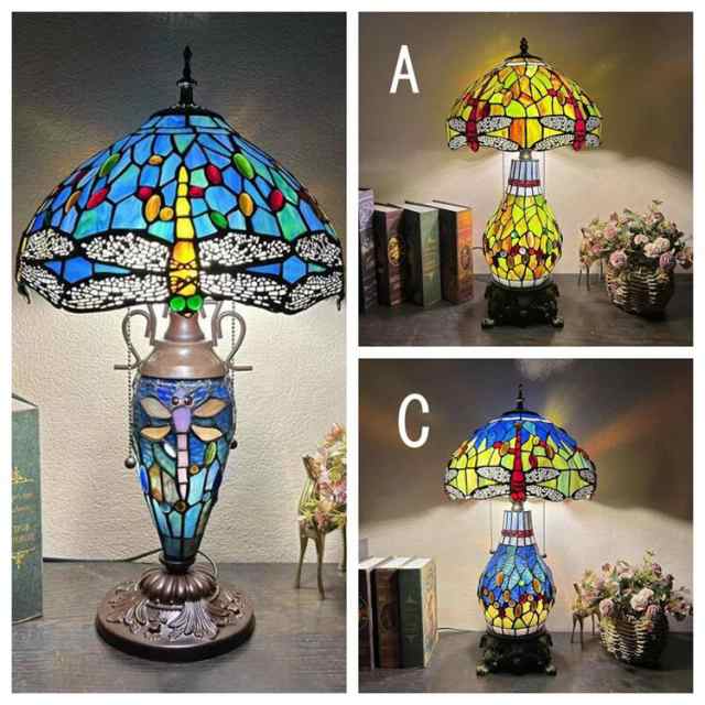 ランプ 卓上照明 ステンドグラス トンボ 【公式通販】