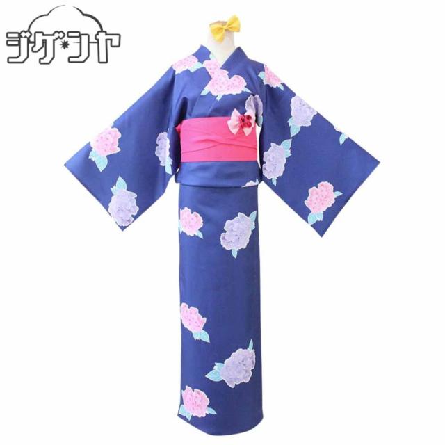 打ち上げ花火、下から見るか?横から見るか?　及川なずな　浴衣　コスプレ衣装