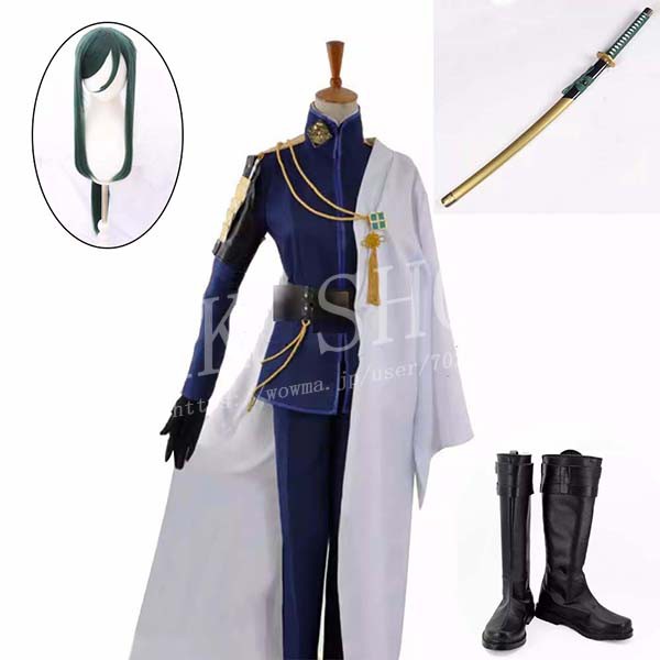 刀剣乱舞ONLINE 風にっかり青江 コスプレ 衣装 ウィッグ cos靴 刀剣乱舞ONLINE 風にっかり青江 コスプレ 衣装 ウィッグ cos靴