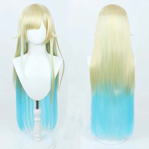 送料無料 バーチャル YouTuber Vtuber 藍沢エマ コスプレ衣装 ウィッグ