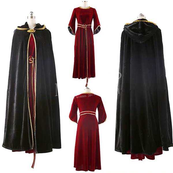 送料無料 塔の上のラプンツェル 風 マザー ゴーテル コスプレ 衣装 コスチューム 制服 変身 仮装 クリスマス ハロウィン 祭り
