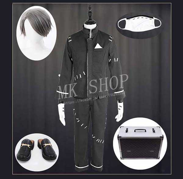 送料無料 IdentityV 第五人格 風 コスプレ 納棺師 イソップ カール コスプレ 衣装 男女サイズ ウイッグ 靴 道具化粧箱 ハロウィン 仮装 イベント 学園祭