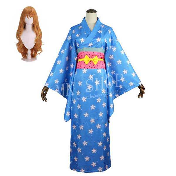 送料無料 ONE PIECE ワンピース 風 ナミ Nami コスプレ 衣装 ウィッグ cosplay コスチューム パーティーグッズ ハロウィン仮装 変装