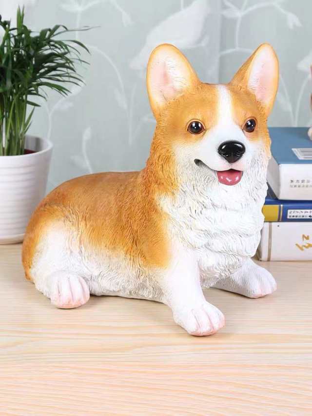 かわいい動物貯金箱 貯金箱 お金のボック ウェルシュ・コーギー雑貨