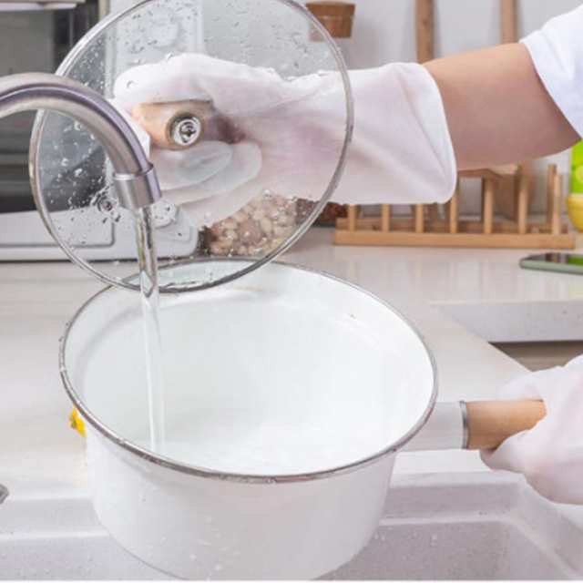 ゴム手袋 キッチン 手袋 ゴム レディース 5セット ロング キッチングローブ 家事用 グローブ キッチン キッチン手袋 食器洗い キッチン掃除 バスルーム掃除 お風呂掃除 浴槽掃除 床掃除 カビ取り カビ掃除 トイレ掃除 ガーデニング ベランダ菜園 フラミンゴ キッチングローブ