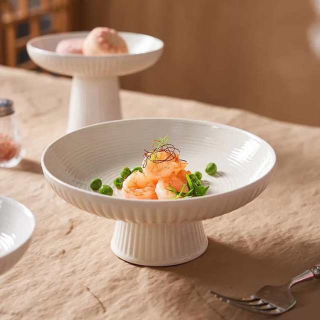 デザート 皿 陶器 喫茶 コンポート 脚付きボウル レトロ 高台 おしゃれ
