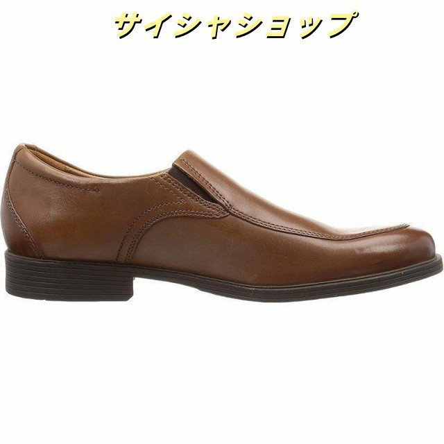 クラークス スリッポン 革靴 ウィドンステップ メンズ ブラウン 24.0 cm