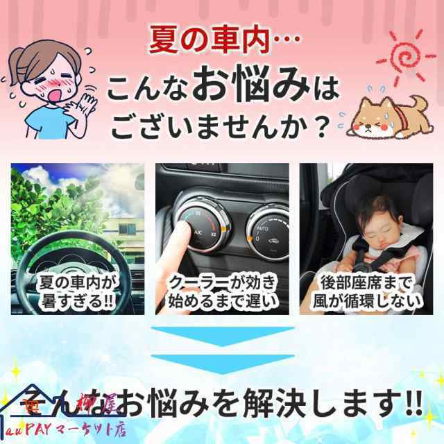 車載ダブルファン 扇風機 左右独立タイプ 車載扇風機 車 ツインファン 静音 ヘッドレスト 後部座席 助手席 運転席 クーラー エアコン 車内 換気 冷風扇
