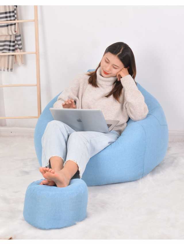 ビーズクッション ソファ 椅子 座椅子 フロアクッション ビーズソファ カバー付き 新生活 一人暮らし_13
