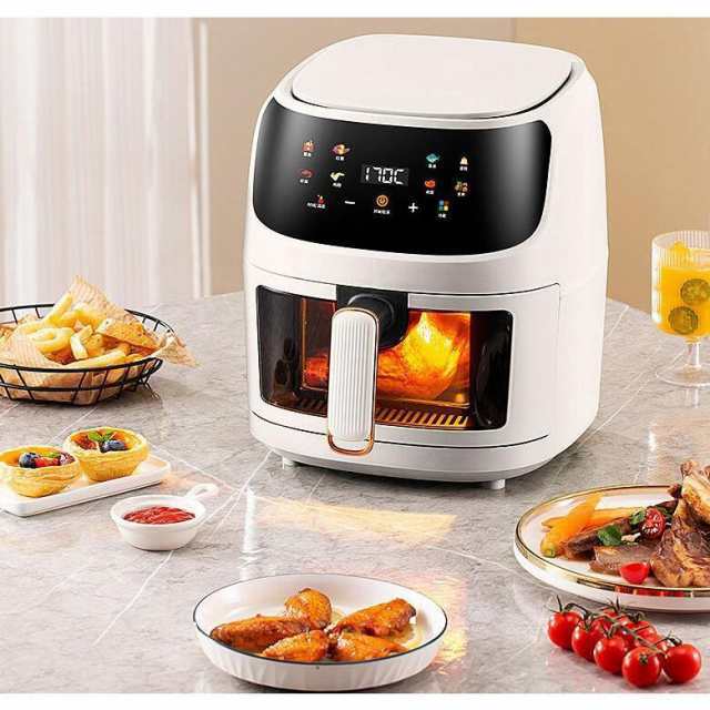 フライヤー 家庭用 油なし 電気 卓上 油なし揚げ 温度調整