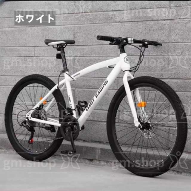 自転車 バイク マウンテンバイク 太いタイヤ 21 24 27 30段変速 24インチ 26インチ スポーツアウトドア メンズ レディース_1