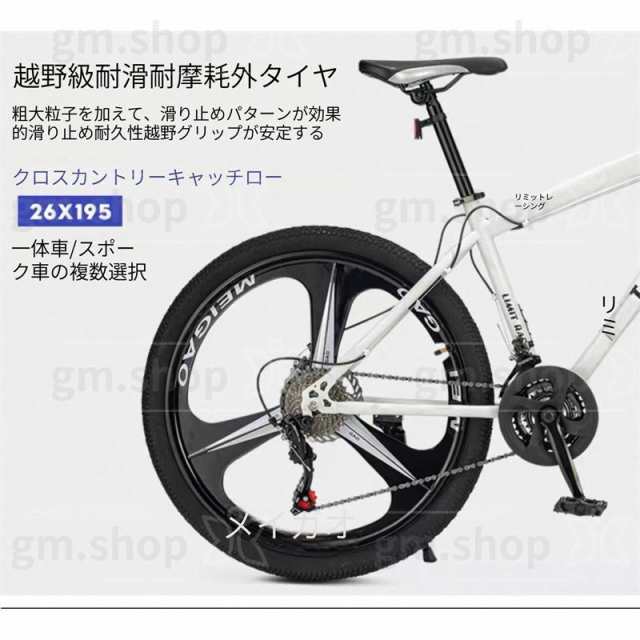 自転車 バイク マウンテンバイク 太いタイヤ 21 24 27 30段変速 24インチ 26インチ スポーツアウトドア メンズ レディース_10