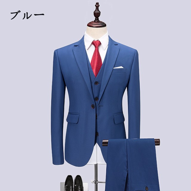 【送料無料】1ボタンスリムスーツ フォーマル スーツ ビジネススーツ シングル メンズスーツ 9カラー 紳士服 男性用背広 就職活動suit 3_5