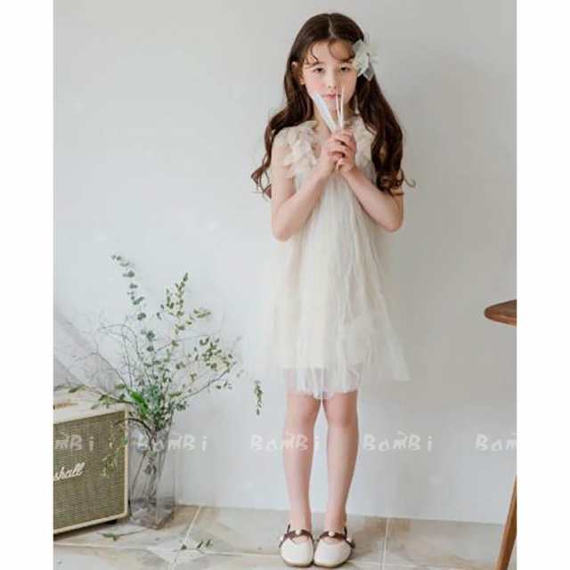 子供服 ワンピース 春夏 女の子 キッズワンピース 薄手 肩出し ノースリーブ チュニック 子供ドレス ジュニア おしゃれ 可愛い 涼しい 海辺 新品 160_4