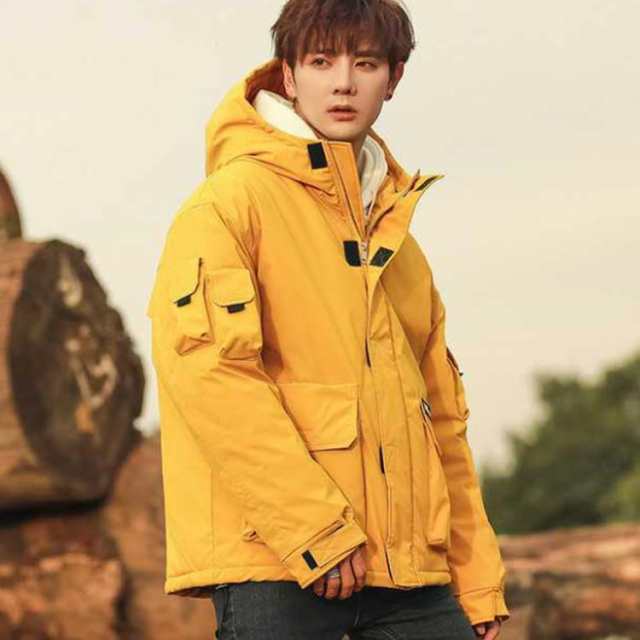 《送料無料》綿入りコート 中綿コート ウインドブレーカー フード付き 厚手 防寒 暖か ゆったり メンズ ジャケット 防寒ウェア アウトドアジャケット ウインドブレーカー 冬服 おしゃれ 新作