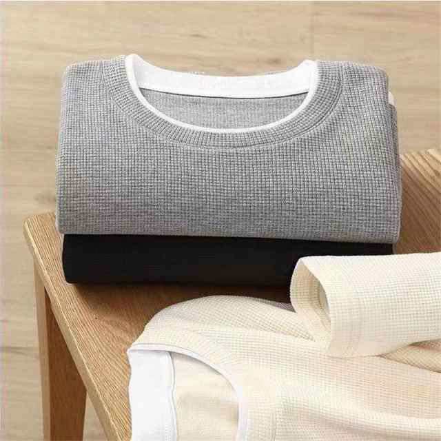トレーナー メンズ スウェット 長袖 Tシャツ 春 夏 秋 冬 ビッグシルエット ゆったり 春 秋服 インナー スポーツ プルオーバー カジュアル_8