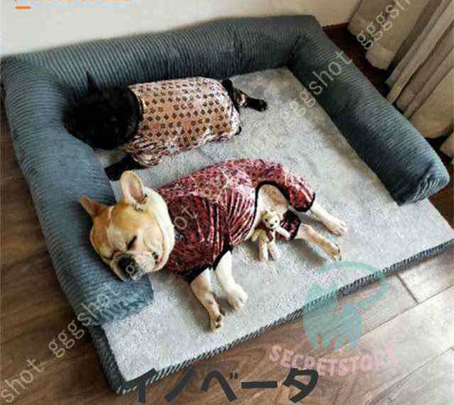 大型犬用ベッド クッション 洗える L ペットソファーベッド ふわふわ 犬寝床 防水 滑り止め 老犬介護 床ずれ 防止 通年使用 冬 カバーを