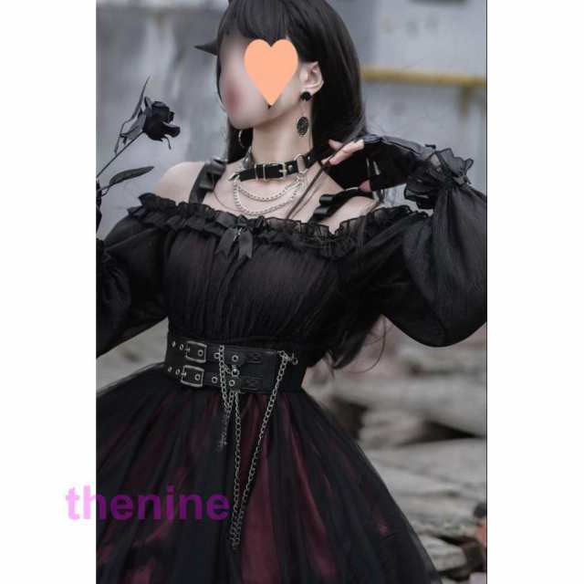 新発/Lolita系/黒系少女//森系/JSK/OP/ワンピース/ドレス変装/ロリータ