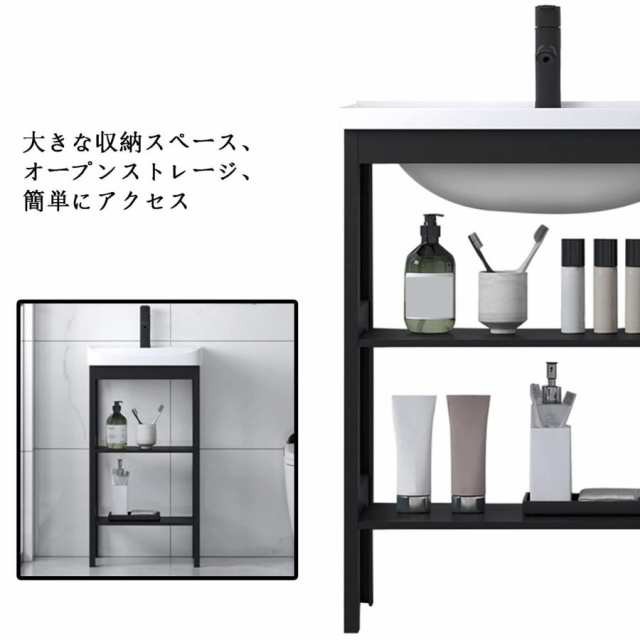洗面台セット洗面ボウル ガーデンシンクキッチンシンク 流し台 洗面ボール 手洗い鉢手洗い器 陶器製 簡易洗面化粧台 洗面器手洗い鉢 洗面シンク 浴室洗面台用屋_2