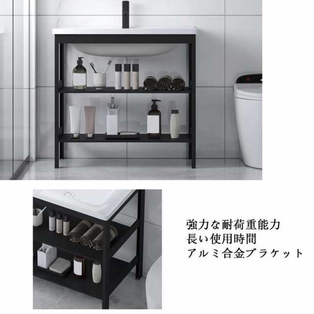 洗面台セット洗面ボウル ガーデンシンクキッチンシンク 流し台 洗面ボール 手洗い鉢手洗い器 陶器製 簡易洗面化粧台 洗面器手洗い鉢 洗面シンク 浴室洗面台用屋_4