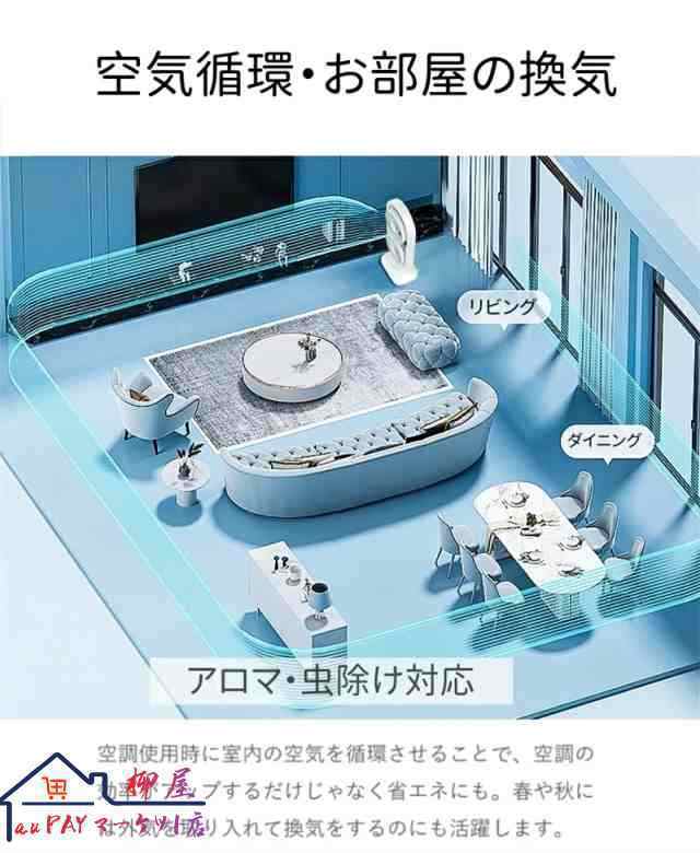 2連マルチファン 送料無料 おしゃれ かわいい 扇風機 リビング扇風機 2段 サーキュレーター 縦型 送風機 タワー 木目 業務用 部屋干し 室内干し 換気 自動首振り 左右自動 モク 梅雨 DCモーター 送風 アロマ 虫除け_11
