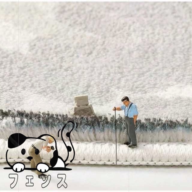 【ほっち】キッチンマット．玄関マット．カーペット風呂マット猫雑貨 ネコ柄ラグマット