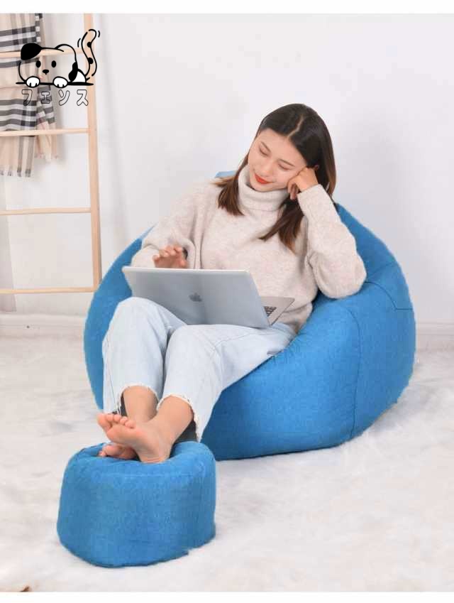 【ほっち】ビーズクッション ソファ 椅子 座椅子 フロアクッション ビーズソファ カバー付き 新生活 一人暮らし_13