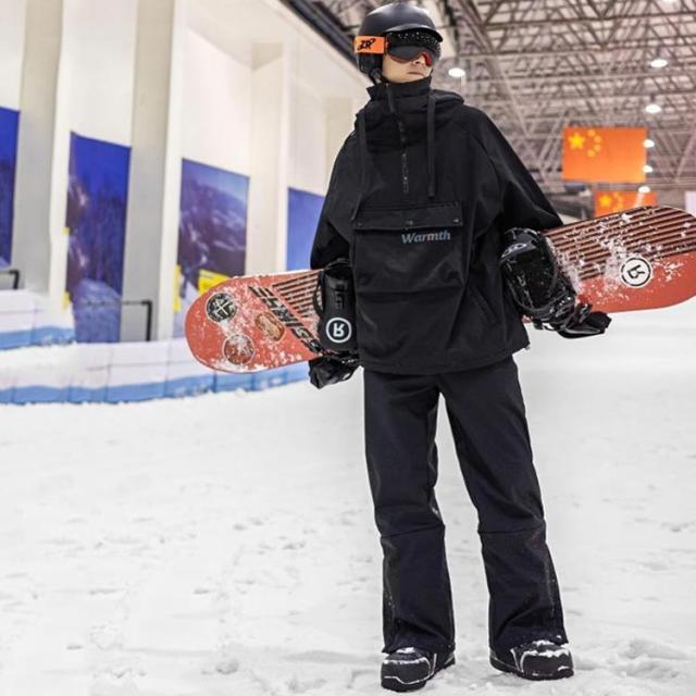 【ほっち】レディース 防風 防寒 スキーウェア 大人 雪遊び スノーボード 上下セット 防水 スノーボードウェア 保温 ジャケット パンツ 撥水加工　オーバーサイズ ボードウェア セットアップ ジュニア スノーウェア スノボウェア メンズ あったか アウトドア スポーツ_3