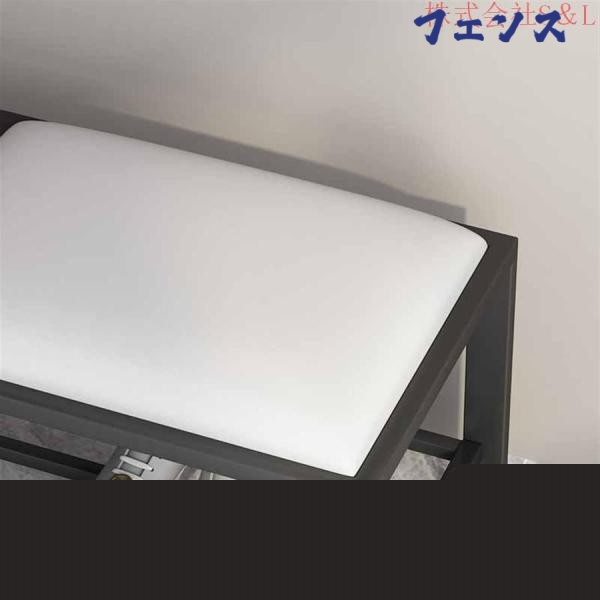 【ほっち】秋の新作特集 店長太鼓判 シューズキャビネットシューズベンチ玄関用2段シューズラックベンチ廊下用クッション付き金属製シューズラック ランキング常連 パッド入りシートシューズストレージシェル 送料無料 軽量仕様 数量入荷_3