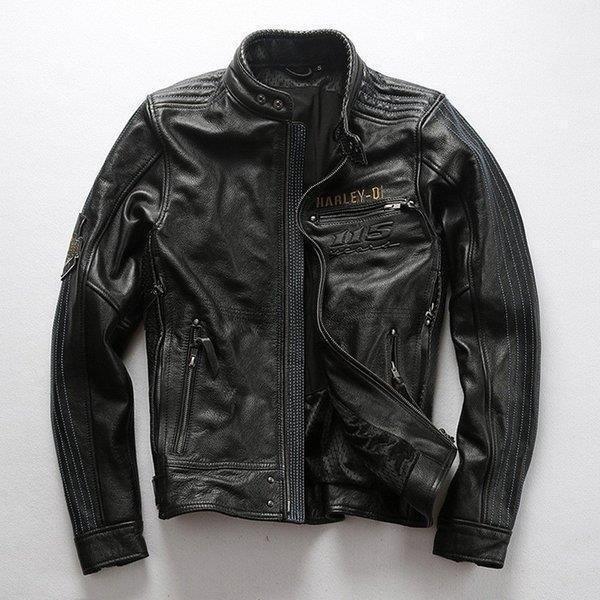 【ほっち】本革バイクジャケット　本革ジャケット　牛革　ライダースジャケット　バイク用　革ジャケット　革ジャン　レザージャケット　メンズ　
