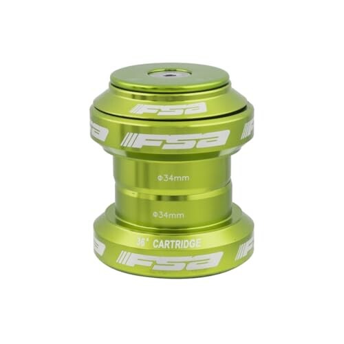 FSA Orbit MX 1-1/8Inches Threadless MTB Road Headset with Top Cap Green NO.20 XTE1507