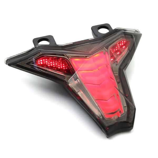 MFC PRO テールライト ブレーキライト/ウインカー/ポジションランプ LED スモーキー 多機能 オートバイ 川崎 Z1000 2014-2021 Ninja ZX-6