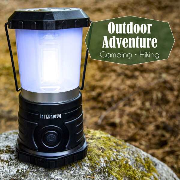 Internova Monster LED Camping Lantern - Battery Powered - Massive Brightness - Perfect for Hurricane - Camp - Emergency Kit