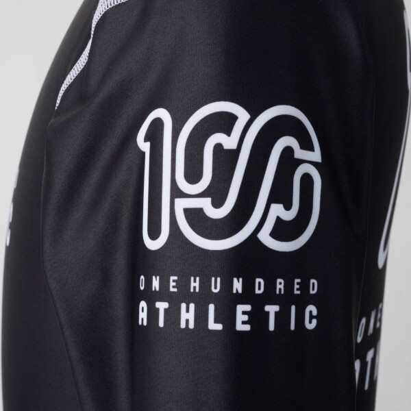 (ONEHUNDRED ATHLETIC) 100A L/S RASH GUARD (ブラック, S)