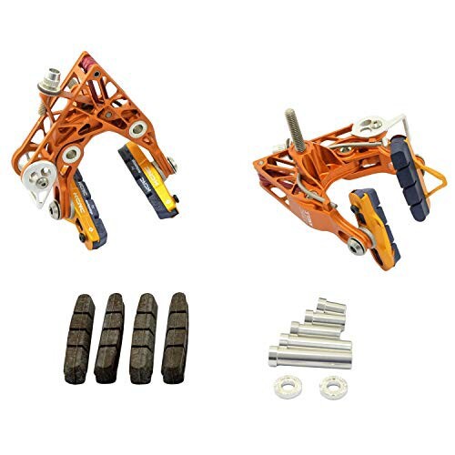 KCNC CB3 Road ANGLE Brake Set (Front + Rear), Gold, CB3-G, SK2291