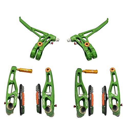 KCNC V6 VB6 MTB V-Brake Set (V-Brakes and Levers) Green SK2169