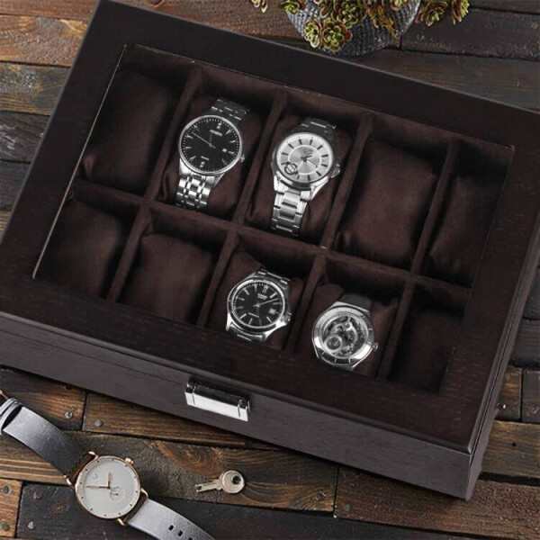 Baskiss 木製時計ケース 腕時計収納ボックス 高級 時計